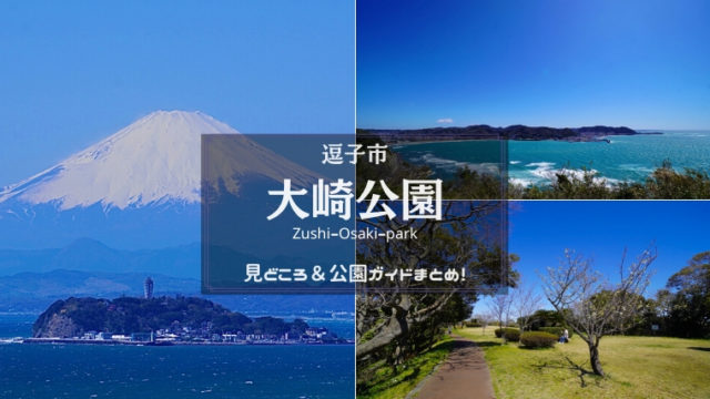 【逗子・大崎公園】海と富士山が最高にきれい！超穴場の絶景スポット！